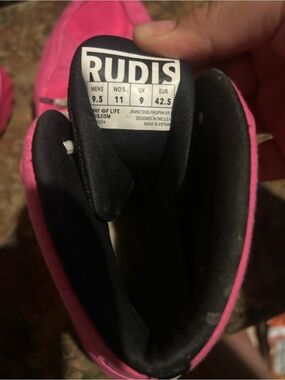 Rudis Women's Pink Athletic Slip-On Shoes